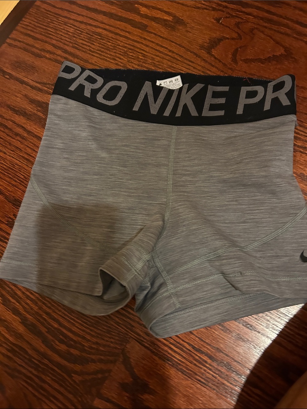 Nike Women’s Grey Pro Compression Bike Shorts